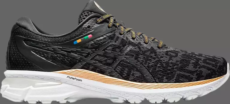 Кроссовки wmns gt 2000 8 'graphite grey' Asics, черный