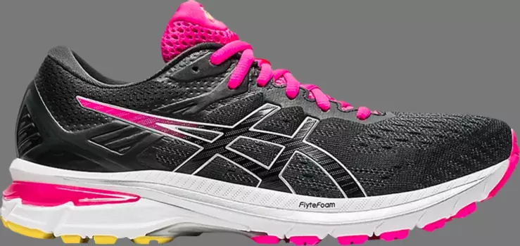Кроссовки wmns gt 2000 9 'black hot pink' Asics, черный