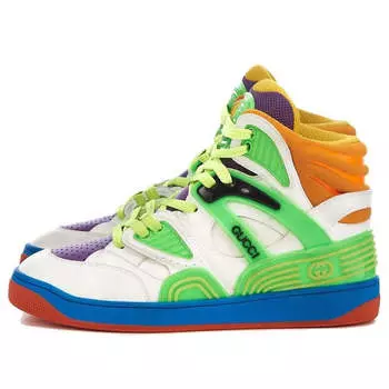 Кроссовки (WMNS) Gucci Basket High'White Green Purple'