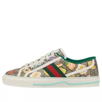 Кроссовки (WMNS) GUCCI x Pikarar Tennis 1977 Shoes 'Animal Print', коричневый