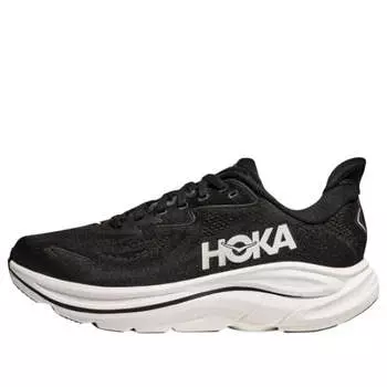 Кроссовки (WMNS) HOKA ONE ONE Clifton 10 Wide 'Black White', черный
