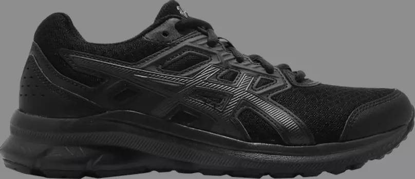 Кроссовки wmns jolt 3 wide 'black graphite grey' Asics, черный