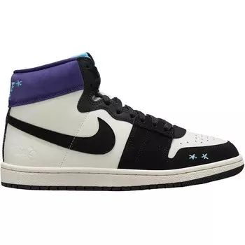 Кроссовки WMNS Jordan Air Ship PE SP Opium, цвет Beige/Blau/Schwarz/Lila