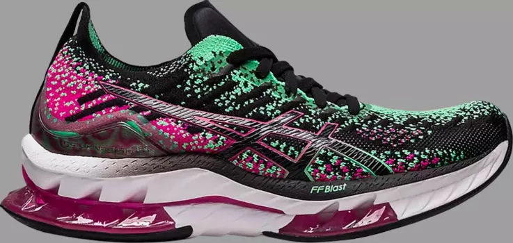 Кроссовки wmns kinsei blast 'black pink rave' Asics, черный