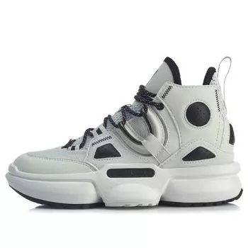 Кроссовки (WMNS) Li-Ning Reburn 2.0 EZ-Fit 'Light Grey Black', белый