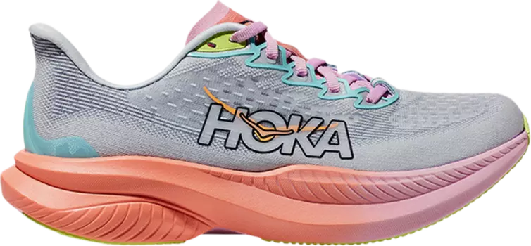 Кроссовки Wmns Mach 6 Wide 'Illusion Dusk', серый