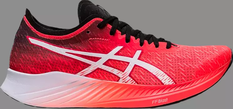 Кроссовки wmns magic speed 'sunrise red' Asics, красный