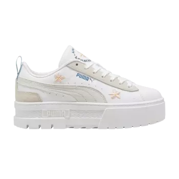 Кроссовки Wmns Mayze 'Floral Embroidery - White Vapor Grey', белый