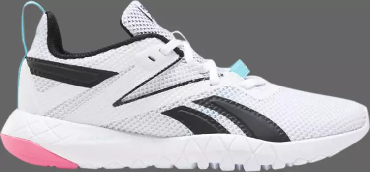 Кроссовки wmns mega flexagon 'white neon blue' Reebok, белый