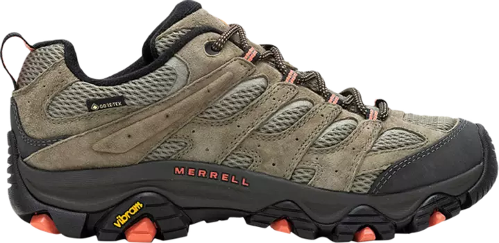 Кроссовки Wmns Moab 3 GORE-TEX Wide 'Olive', зеленый