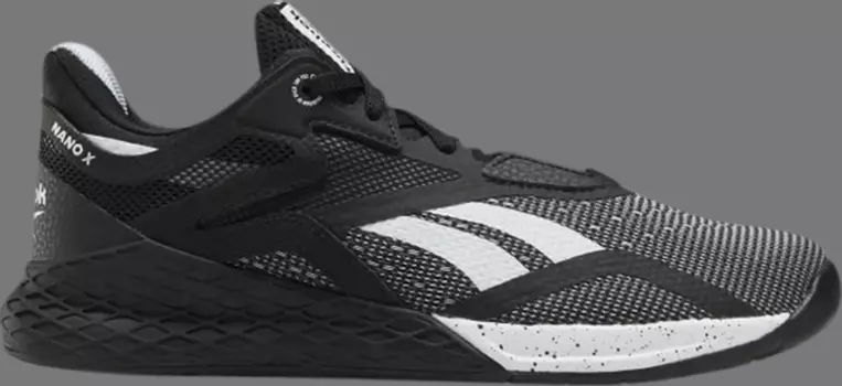 Кроссовки wmns nano 10 'black white' Reebok, черный