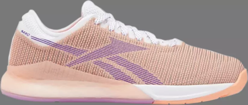 Кроссовки wmns nano 9.0 'sun glow grape punch' Reebok, апельсин