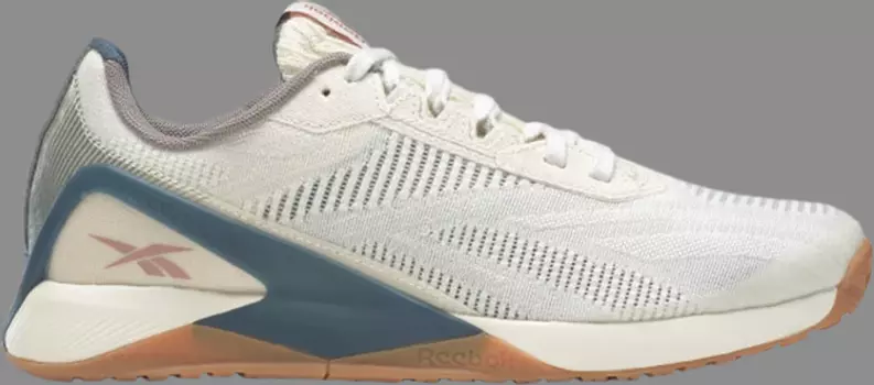 Кроссовки wmns nano x1 vegan 'classic white brave blue' Reebok, пломбир