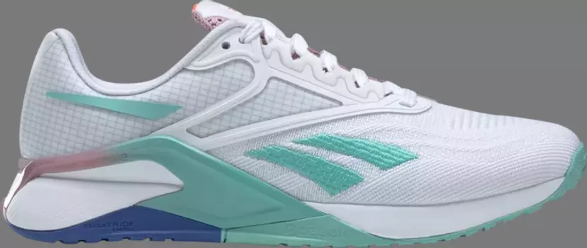 Кроссовки wmns nano x2 'white teal gradient' Reebok, белый