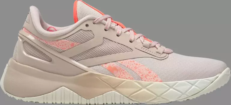 Кроссовки wmns nanoflex tr 'soft ecru orange flare' Reebok, загар