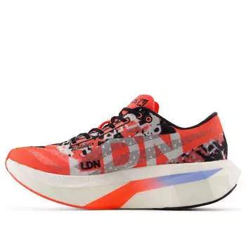 Кроссовки (WMNS) New Balance FuelCell SuperComp Elite v4 'TCS London Marathon Urgent Red', оранжевый