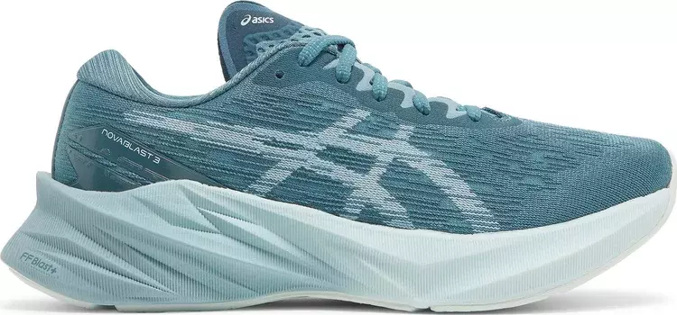 Кроссовки wmns novablast 3 'misty pine smoke blue' Asics, синий