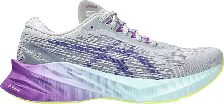 Кроссовки Wmns Novablast 3 'Piedmont Grey Blue Violet', серый