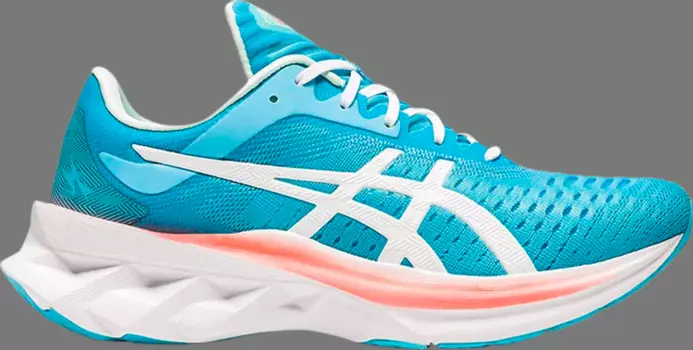 Кроссовки wmns novablast 'aquarium' Asics, синий