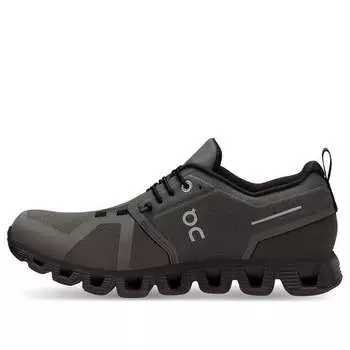 Кроссовки (WMNS) On Running Cloud 5 Waterproof 'Olive Green Black', зеленый