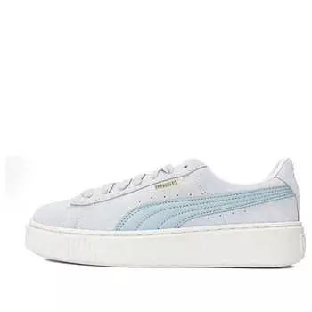 Кроссовки (WMNS) PUMA Suede Platform Core 'Grey Blue', серый