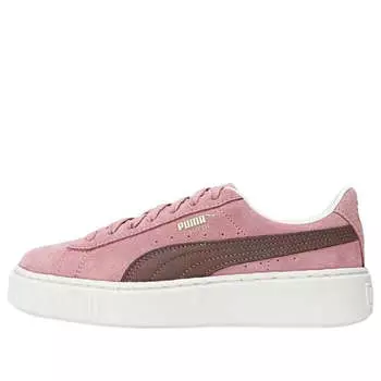 Кроссовки (WMNS) PUMA Suede Platform Core 'Pink Brown', розовый