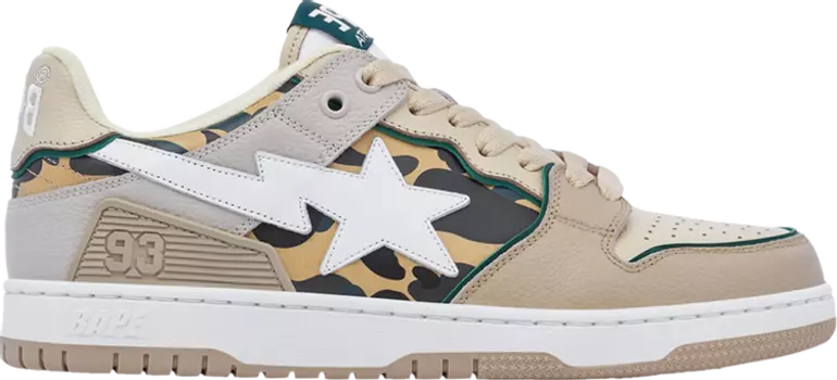 Кроссовки Wmns Sk8 Sta #4 'Beige Camo', кремовый