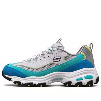 Кроссовки (WMNS) Skechers D'Lites 1.0 Running Shoes Green, серый