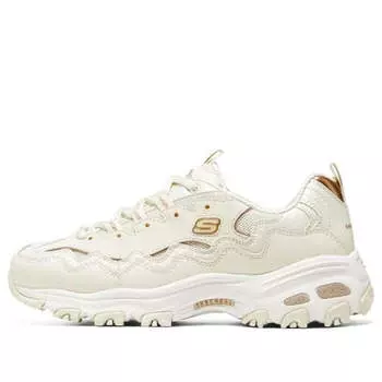Кроссовки (WMNS) Skechers D'lites 1.0 Marathon Running Shoes 'Beige White', бежевый
