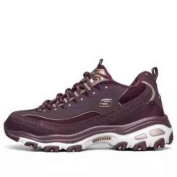 Кроссовки (WMNS) Skechers D'lites Running Shoes Red 66666078-BURG, разноцветный