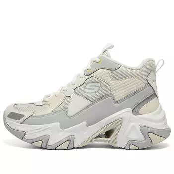 Кроссовки (WMNS) Skechers HighTop Versatile Comfort ShockAbsorbent Shoes 'Beige Grey', бежевый