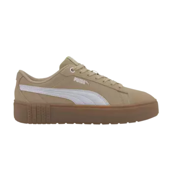 Кроссовки Wmns Smash Platform V2 Suede Puma, желто-коричневый
