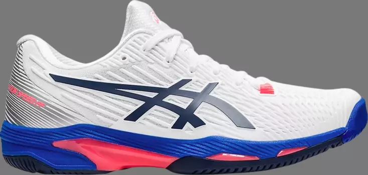 Кроссовки wmns solution speed ff 2 'white peacoat' Asics, белый