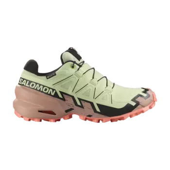 Кроссовки Wmns Speedcross 6 GORE-TEX 'Lime Cream Mahogany Rose', зеленый