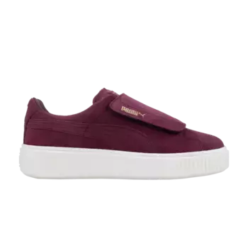 Кроссовки Wmns Suede Platform Strap Puma, фиолетовый
