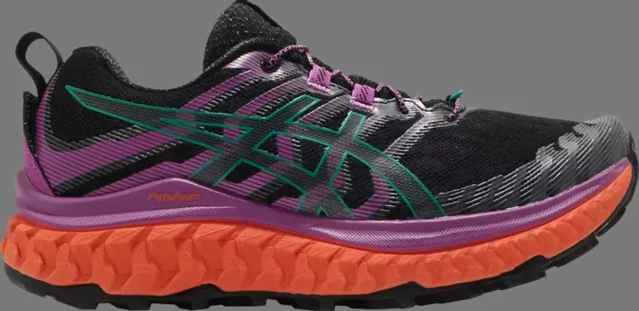 Кроссовки wmns trabuco max 'black digital grape' Asics, черный