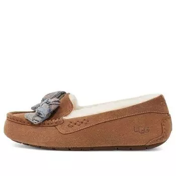Кроссовки (WMNS) UGG ANSLEY Plaid Bow 'Chestnut', коричневый