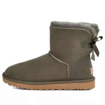 Кроссовки (WMNS) UGG Mini Bailey Bow II 'Forest Night', оливкого-зеленый