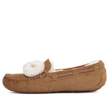 Кроссовки (WMNS) UGG Scuff Logo II Slipper 'Chestnut', коричневый