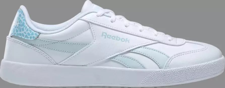 Кроссовки wmns vector smash 'animal print - white glass blue' Reebok, белый
