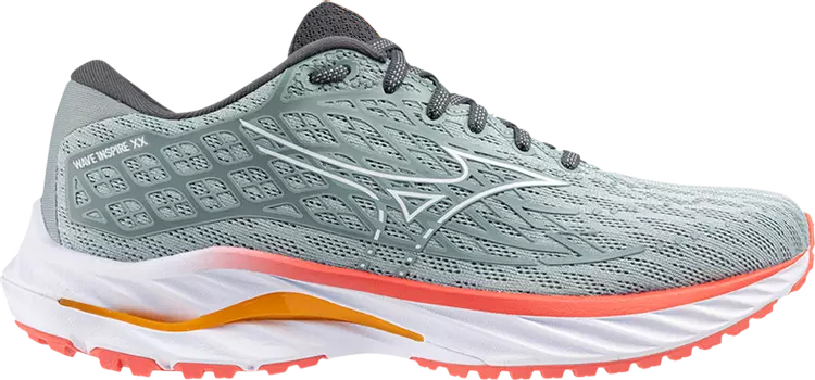 Кроссовки Wmns Wave Inspire 20 'Grey Mist Red', серый