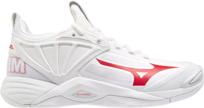 Кроссовки Wmns Wave Momentum 2 'White Red', белый