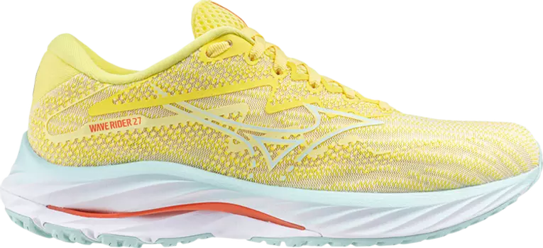 Кроссовки Wmns Wave Rider 27 'Anise Flower White', желтый