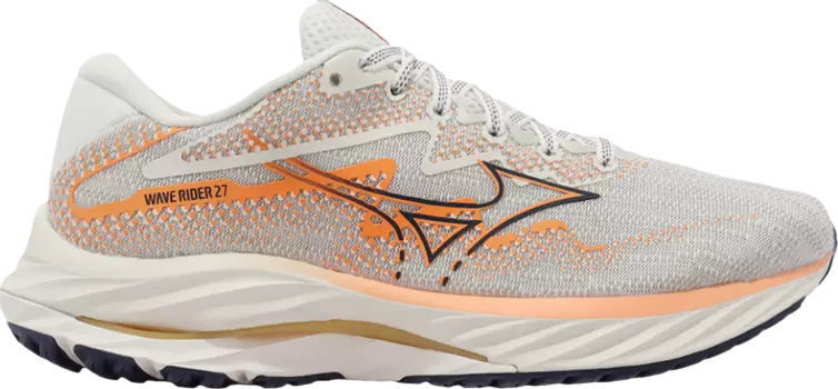 Кроссовки Wmns Wave Rider 27 'Snow White Coral Reef', серый