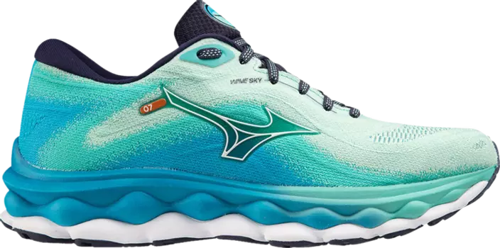 Кроссовки Wmns Wave Sky 7 'Beveled Glass White', синий