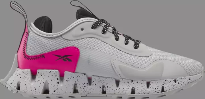 Кроссовки wmns zig dynamica adventure 'grey proud pink speckled' Reebok, серый