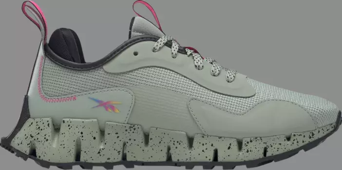 Кроссовки wmns zig dynamica adventure 'mystic grey speckled' Reebok, серый