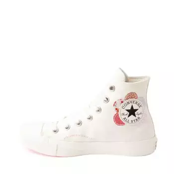 Кроссовки Womens Converse Chuck Taylor All Star Hi Crafted Patchwork Sneaker, цвет Egret