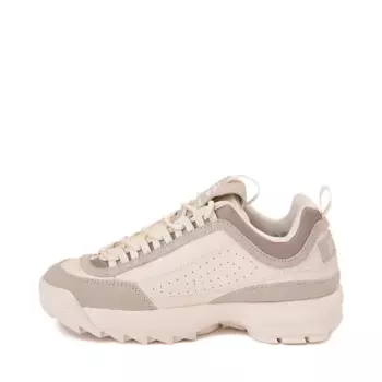 Кроссовки Womens Fila Disruptor 2 Premium Athletic Shoe, цвет Gardenia/Silver Lining/Goat