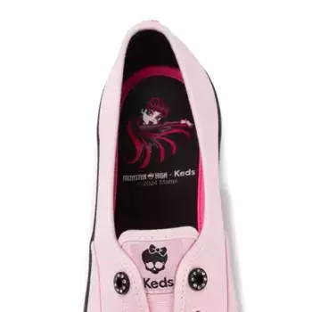 Кроссовки Womens Monster High x Keds Point Platform Sneaker, цвет Pink/Black